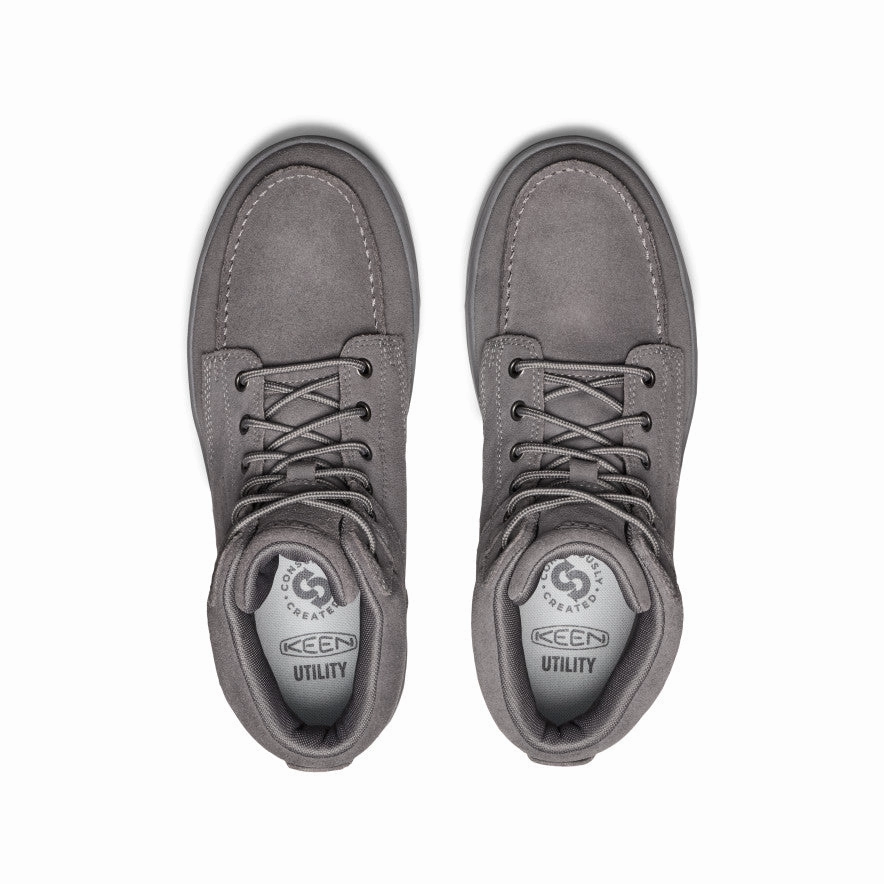Eco Material Mountain Hike Men's Gibson Boot (Soft Toe)  |  Steel Grey/Steel Grey