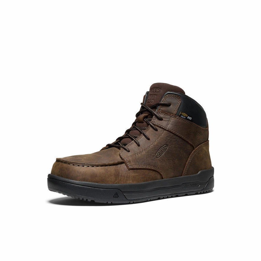 Durable Shell Work Commute quick-drying Men's Gibson ESD Boot (Carbon Toe)  |  Cascade Brown/Black