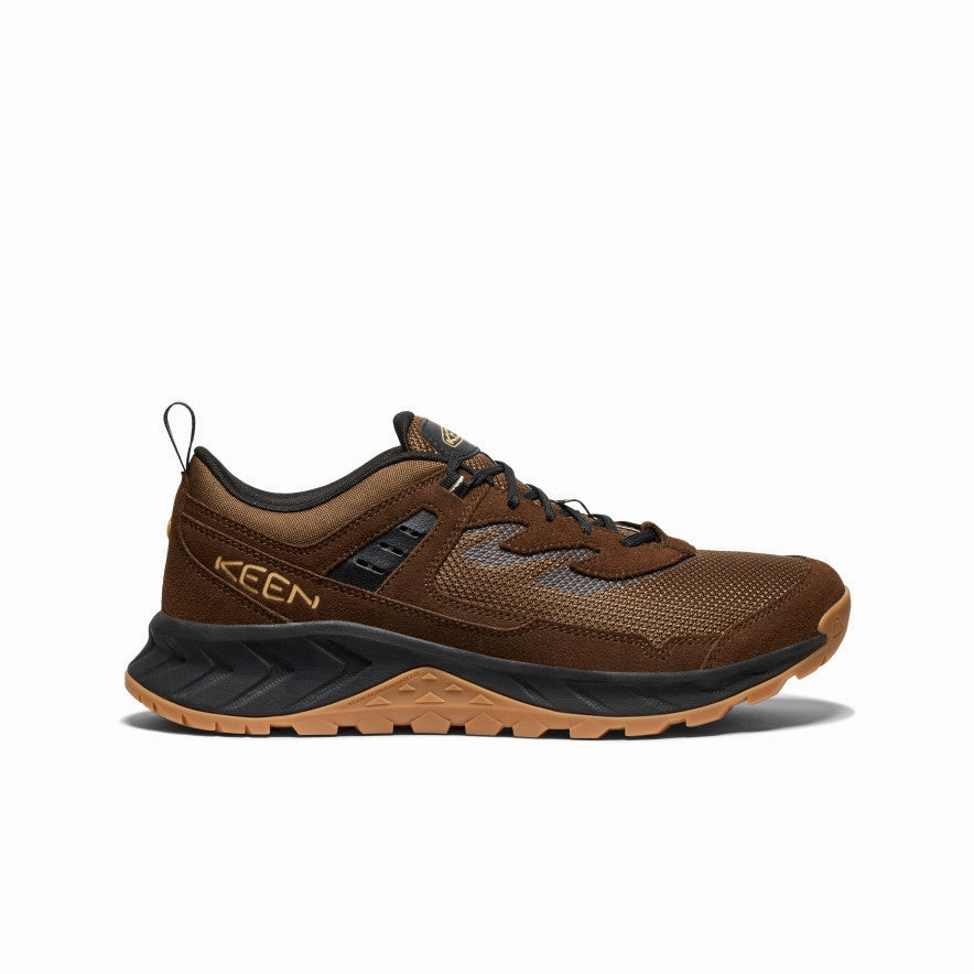 Anti Microbial Treatment Durable Material Men's Hightrail Vented Hiking Shoe  |  Dark Earth/Oak Buff