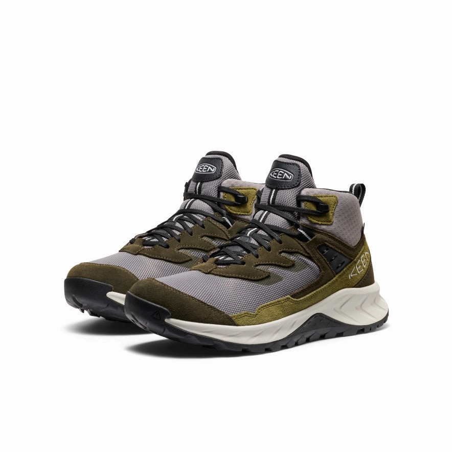 Men's Hightrail Waterproof Hiking Boot  |  Steel Grey/Forest Night Protective Wear Walk Friendly