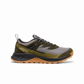 Moon Step Men's Hightrail Waterproof Hiking Shoe  |  Steel Grey/Forest Night