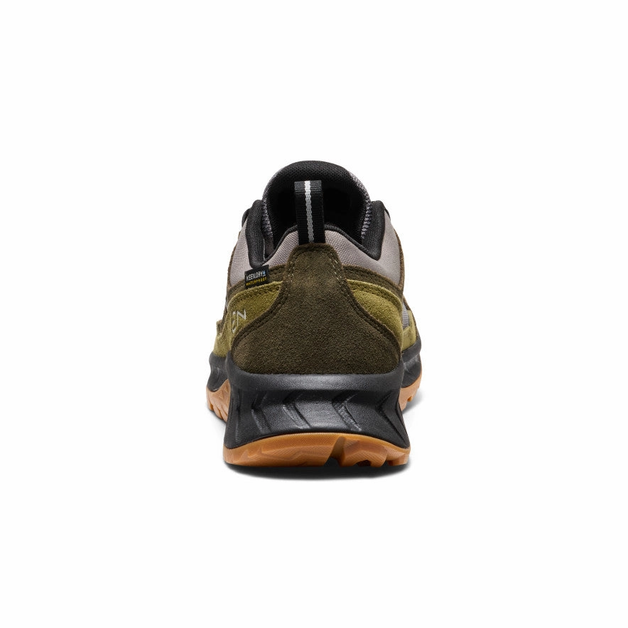 Comfy Steps Smart Tread Men's Hightrail Waterproof Hiking Shoe  |  Steel Grey/Forest Night