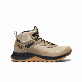 All Weather River Crossing Men's Hightrail Waterproof Wide Hiking Boot  |  Brindle/Oak Buff