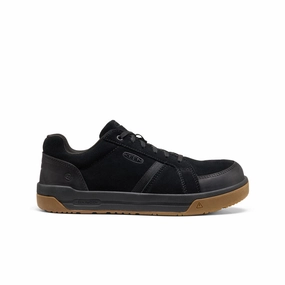 Breath Panel Men's Kenton  ESD Work Shoe (Carbon Toe)  |  Black/Gum