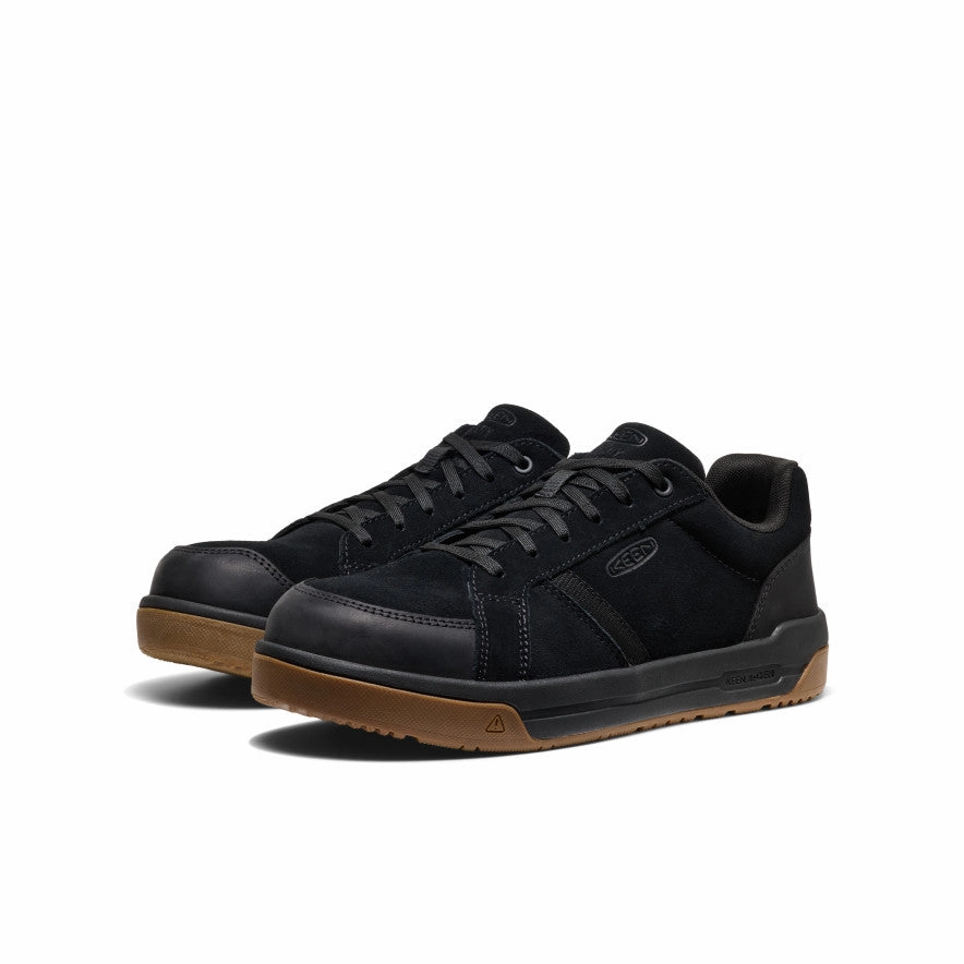 Men's Kenton  ESD Work Shoe (Carbon Toe)  |  Black/Gum Market Day Evening Stroll
