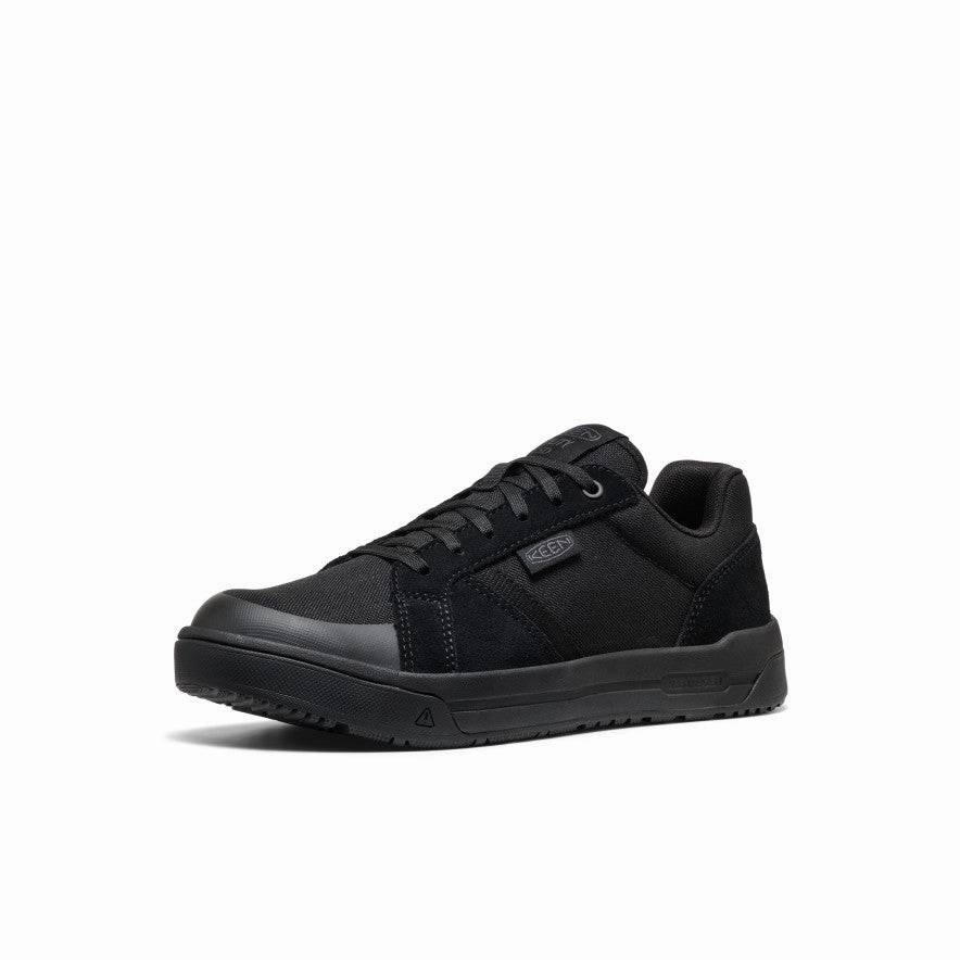 Slip Control Mountain Path Men's Kenton ESD Work Shoe (Soft Toe)  |  Black/Black