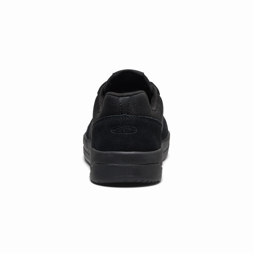 Moisture Wicking Sockliner Men's Kenton ESD Work Shoe (Soft Toe)  |  Black/Black