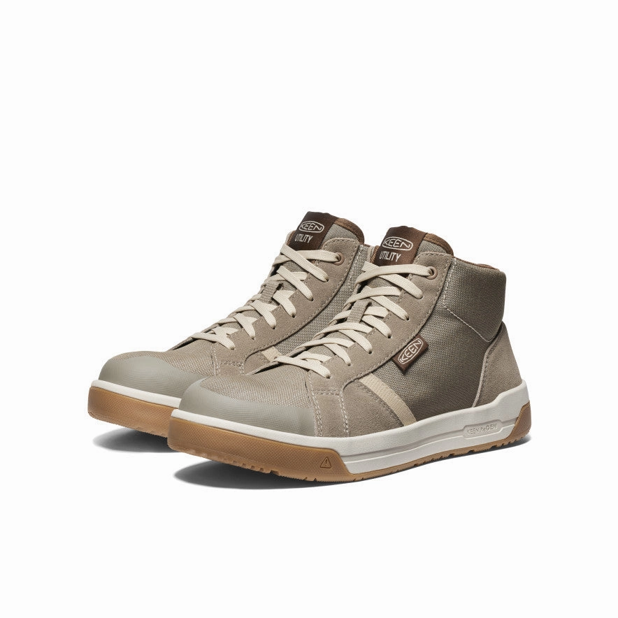 Men's Kenton Mid Work Shoe (Carbon Toe)  |  Brindle/Gum Functional Odor Control Layer