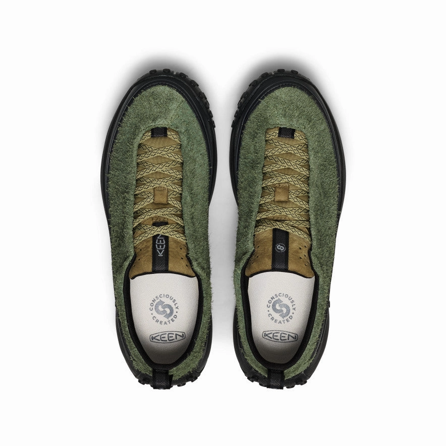 Orthopedic Insoles Feather Light Men's KS Mino Sneaker  |  Bronze Green/Martini Olive