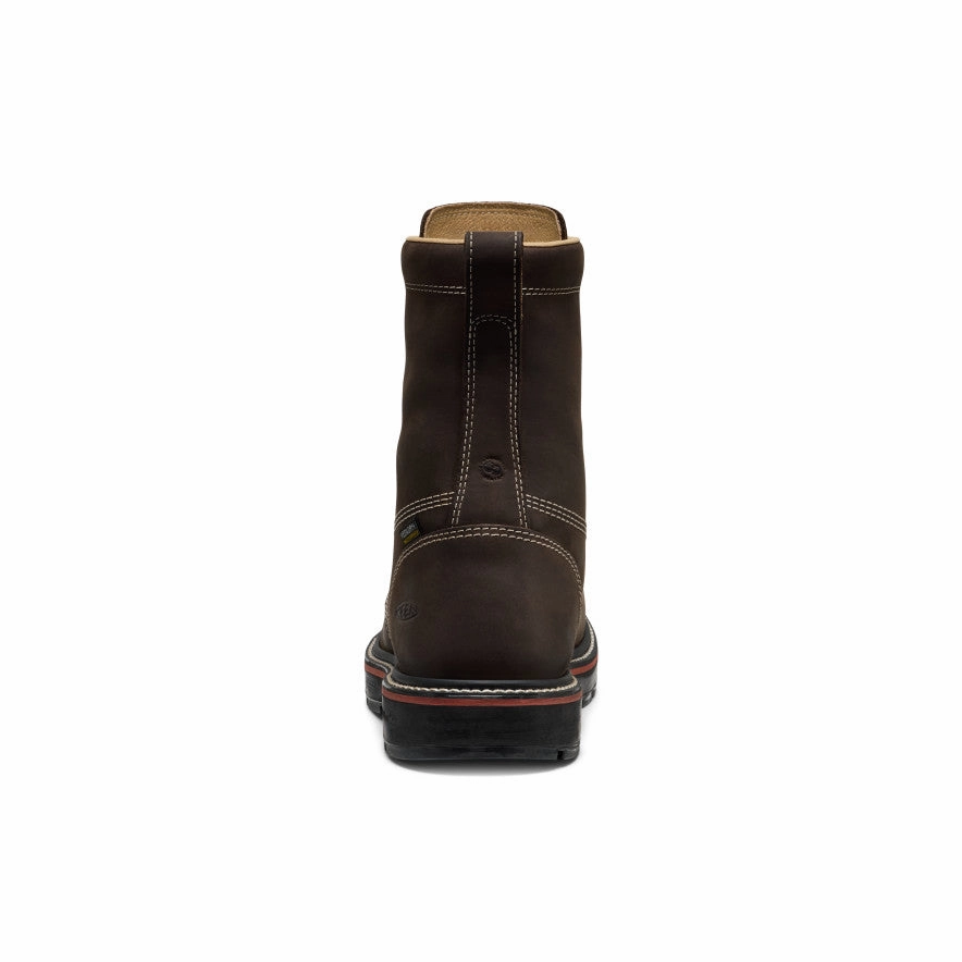 Men's Liberty 8" Waterproof 90?? Heel Boot (Carbon Toe)  |  Coffee Bean/Black Shaft Height Options