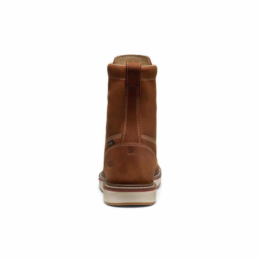 Outdoor Travel Men's Liberty 8" Waterproof Boot (Soft Toe)  |  Leather Brown/Birch
