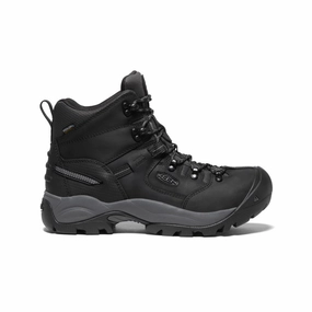 Men's Pittsburgh Energy 6" Waterproof Boot (Carbon Toe)  |  Black/Forged Iron Eco Material Hiking Trails