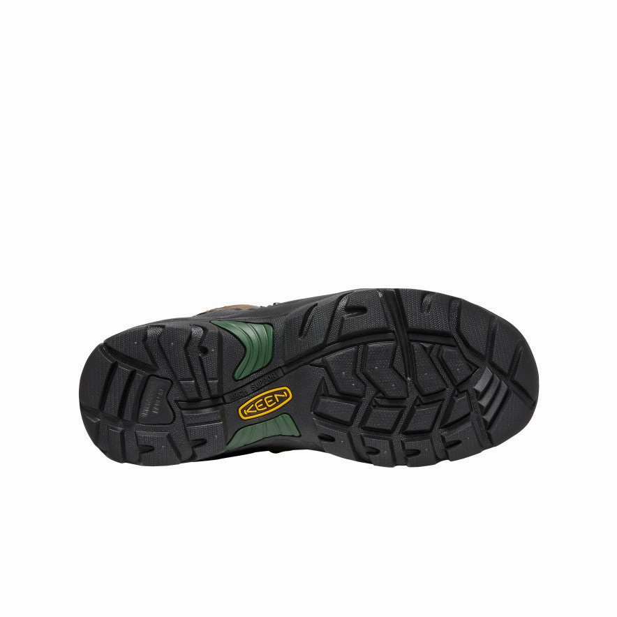 Wind Shield Men's Pittsburgh Energy 6" Waterproof Boot (Soft Toe)  |  Cascade Brown/Greener Pastures