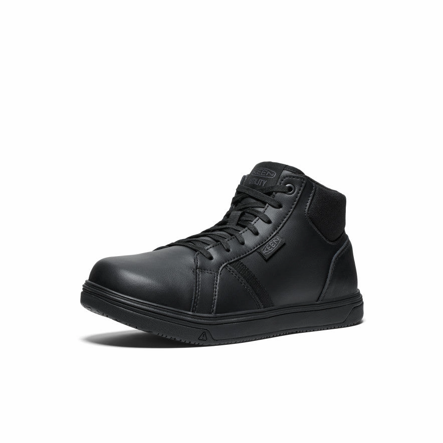 Men's PTC Kenton Mid Work Shoe (Soft Toe)  |  Black/Black High-End Craftsmanship