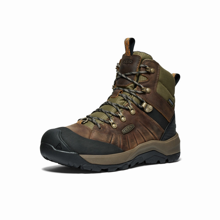 Men's Revel IV Polar Waterproof Boot  |  Bison/Orange Pepper Fashion Utility