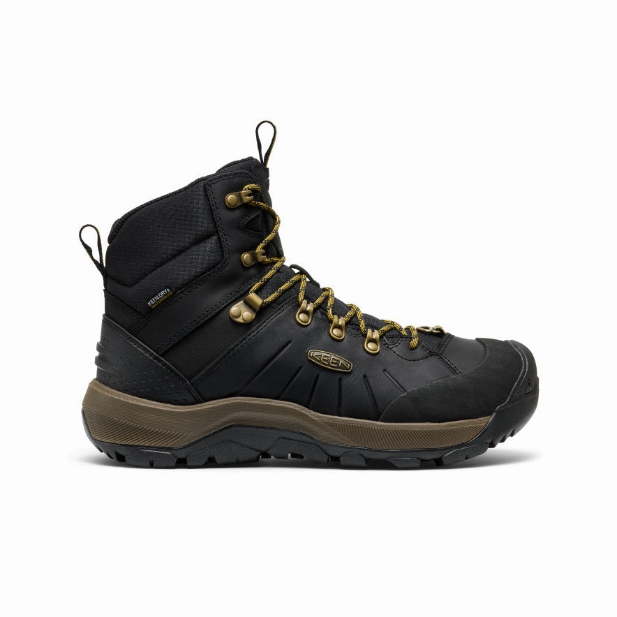 Men's Revel IV Polar Waterproof Boot  |  Black/Lemon Curry Odor Control Treatment