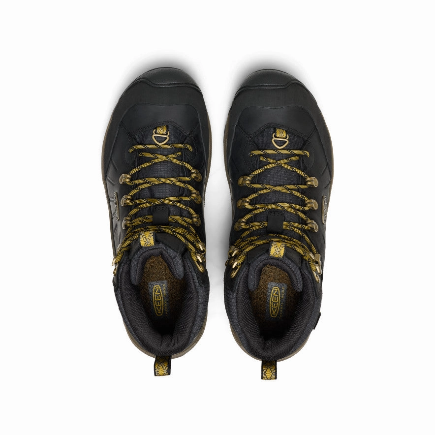 Sleek Function Compact Frame Men's Revel IV Polar Waterproof Boot  |  Black/Lemon Curry