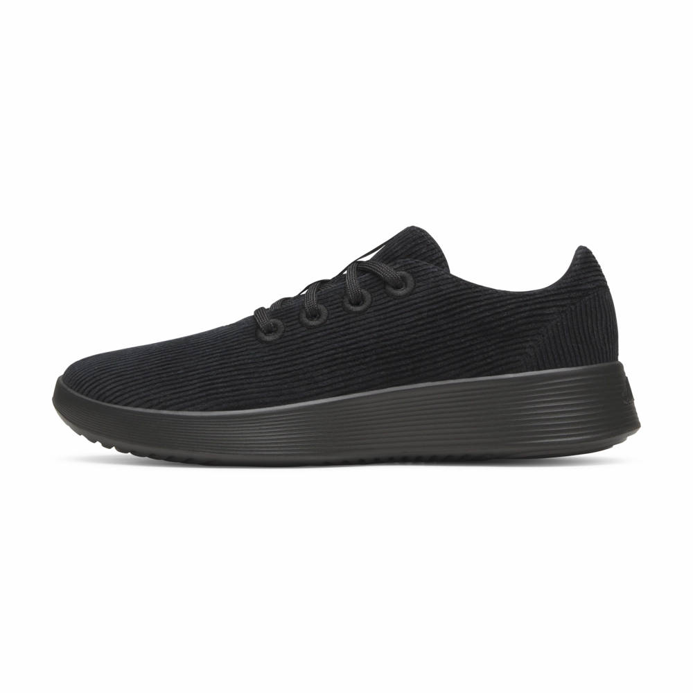 Men's Runner Go - Corduroy - Natural Black (Dark Grey Sole) Daily Utility