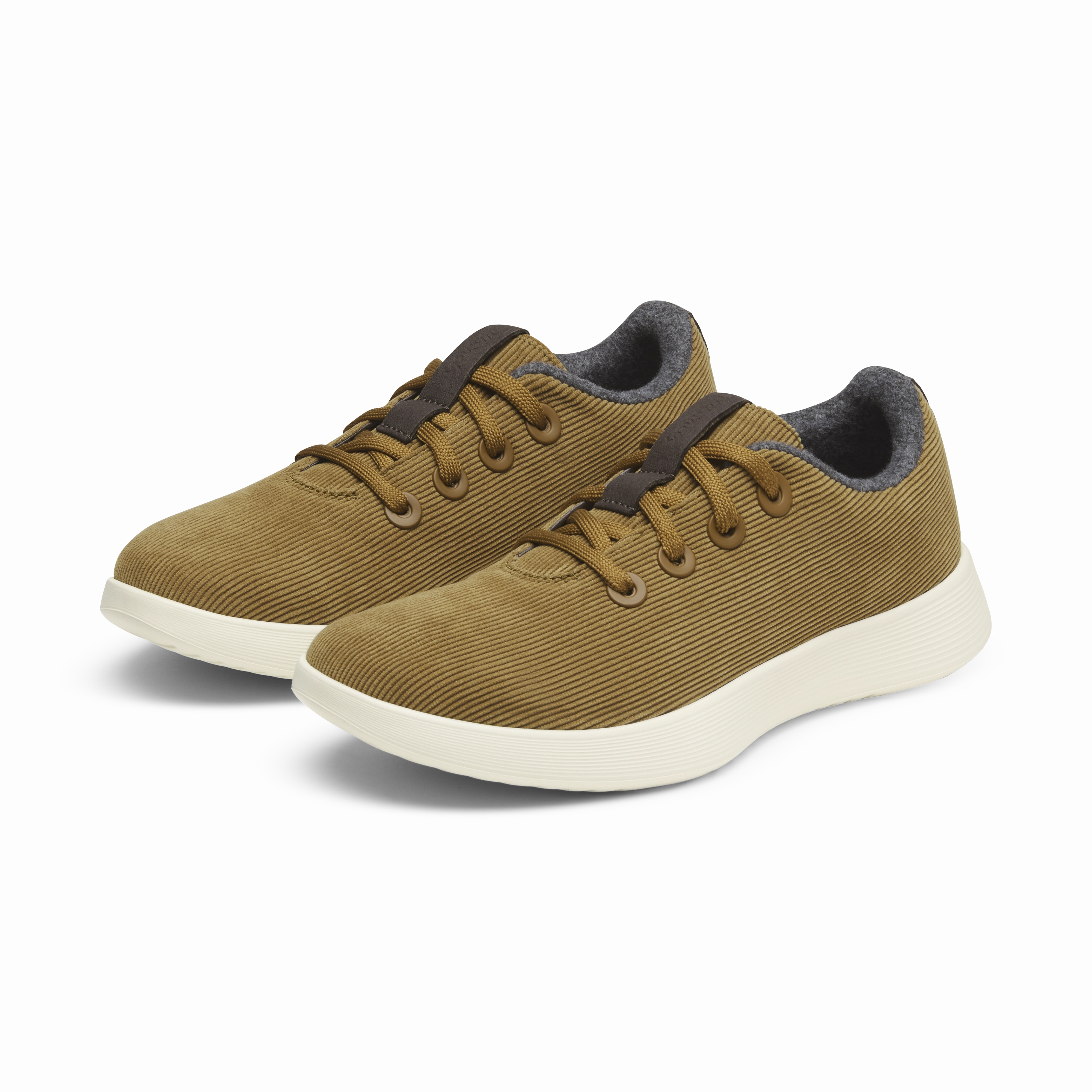 Men's Runner NZ Corduroy - Dark Tan (Stony Cream Sole) Tight Fit