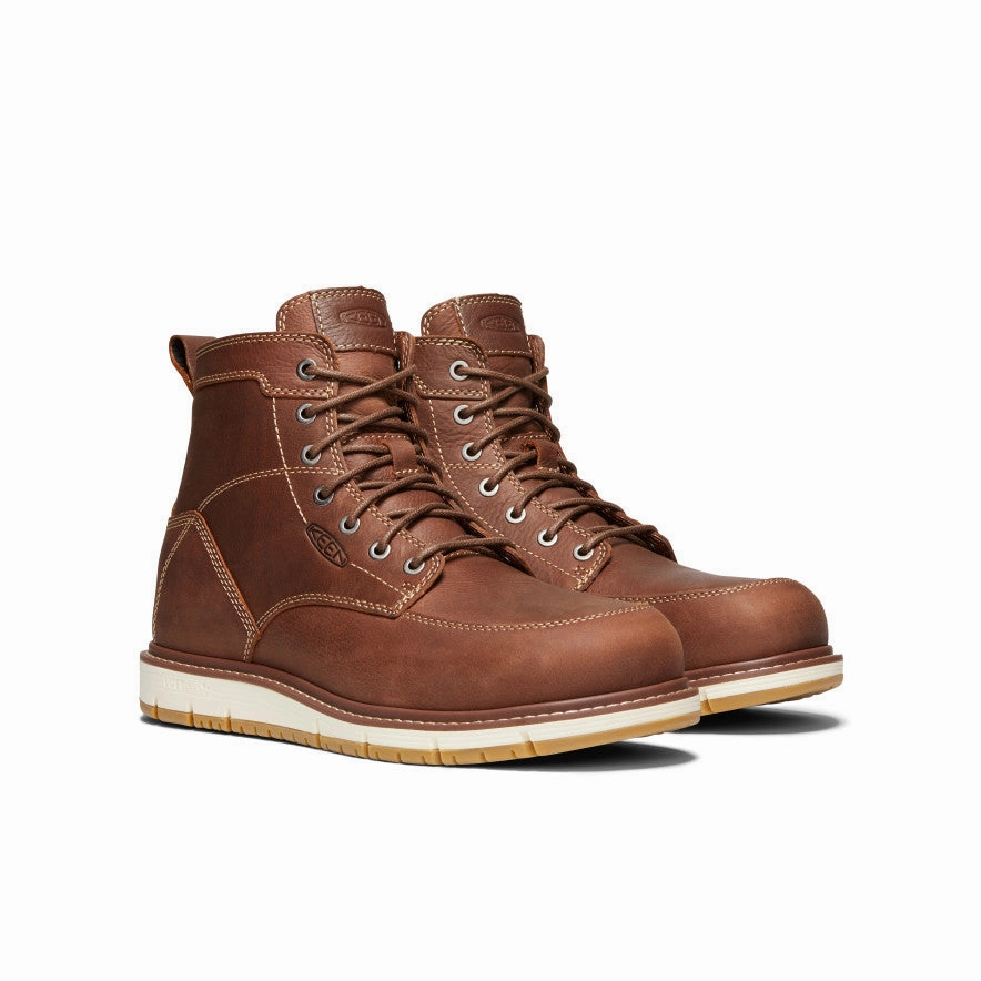 Reflective Safety Details Non Toxic Materials Men's San Jose 6" Boot (Aluminum Toe)  |  Gingerbread/Gum