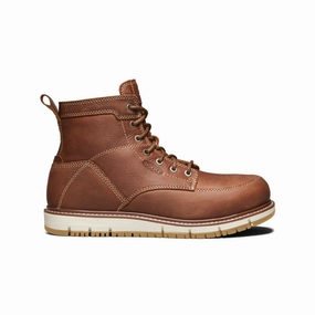 Pull-on style AnkleSupport Men's San Jose 6" Boot (Aluminum Toe)  |  Gingerbread/Gum