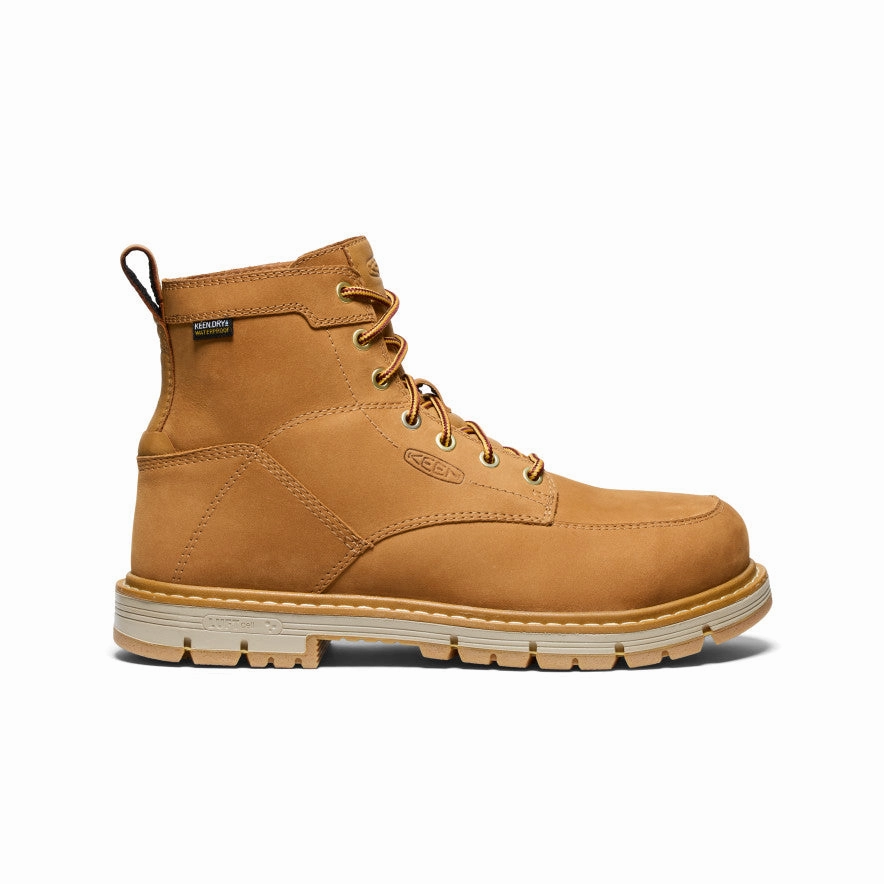 Men's San Jose 6" Waterproof 90?? Heel Boot (Aluminum Toe)  |  Bistre/Gum Dry Interior Clean Form