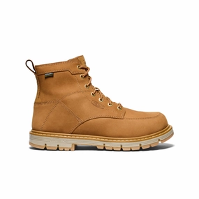 Soft outsole Waterproof Weekend Wanderer Men's San Jose 6" Waterproof 90?? Heel Boot (Soft Toe)  |  Bistre/Gum