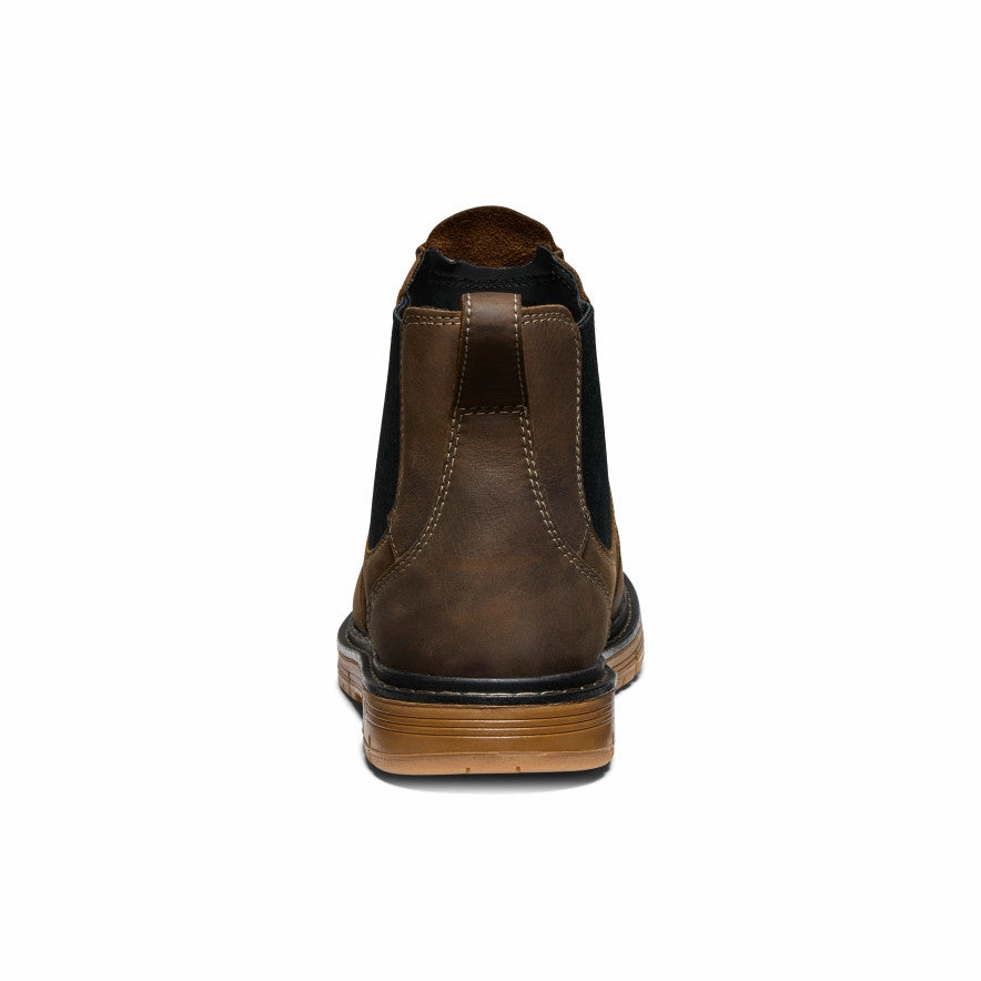 Closed Toe Design Insulated Rough Trail Hiker Men's San Jose Chelsea 90?? Heel Boot (Aluminum Toe)  |  Cascade Brown/Gum