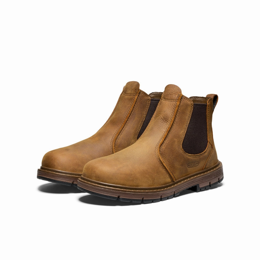 Men's San Jose Chelsea 90?? Heel Boot (Soft Toe)  |  Belgian/Gum AnkleSupport