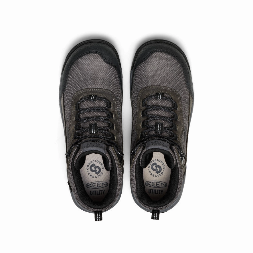 Walk Support Ranch Wear Men's Skokie Waterproof Work Boot (Carbon Toe)  |  Magnet/Black