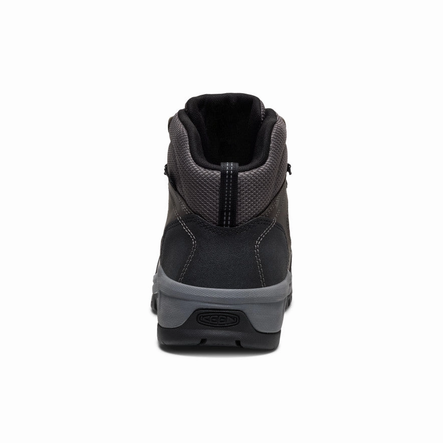 Men's Skokie Waterproof Work Boot (Carbon Toe)  |  Magnet/Black Sleek Profile