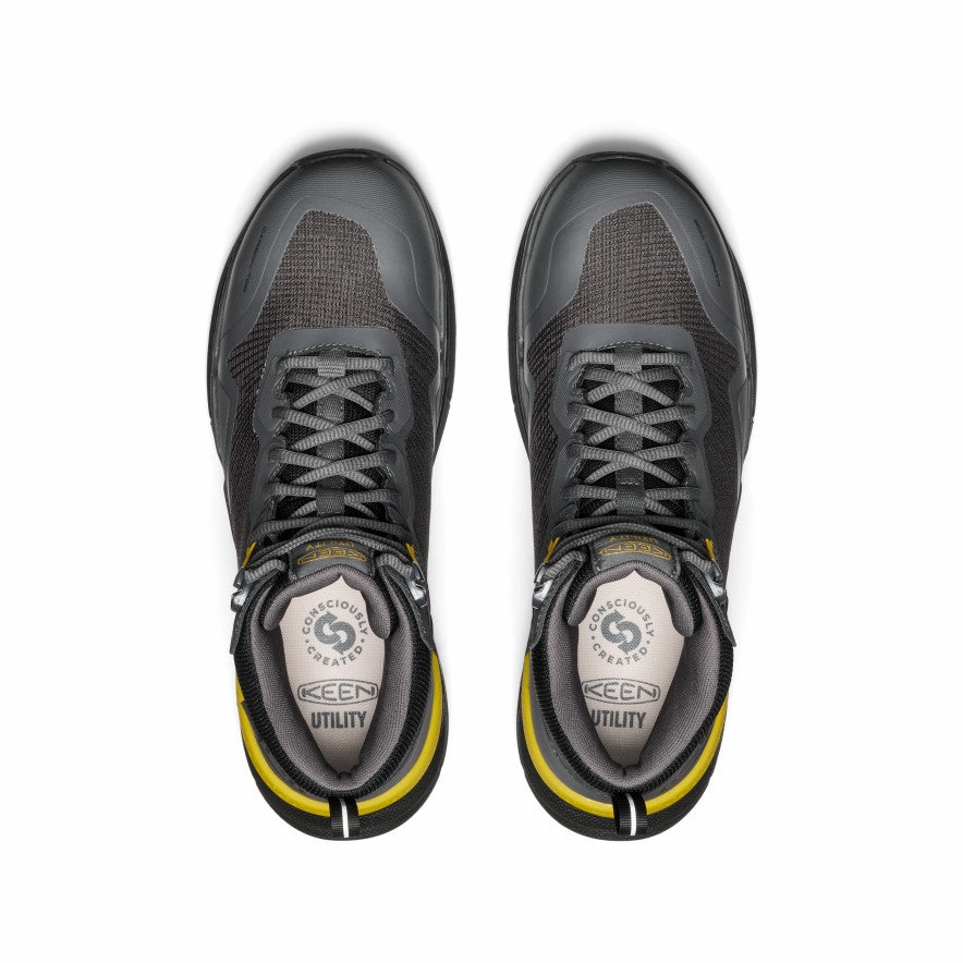 Comfort Grip Men's Synchro Waterproof Work Boot (Carbon Toe)  |  Magnet/Black