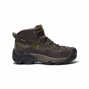 Shockproof Men's Targhee II Mid Waterproof Hiking Boots  |  Canteen/Dark Olive