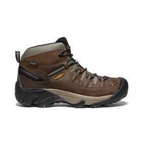 Men's Targhee II Waterproof Mid Wide  |  Shitake/Brindle Outdoor Hiking