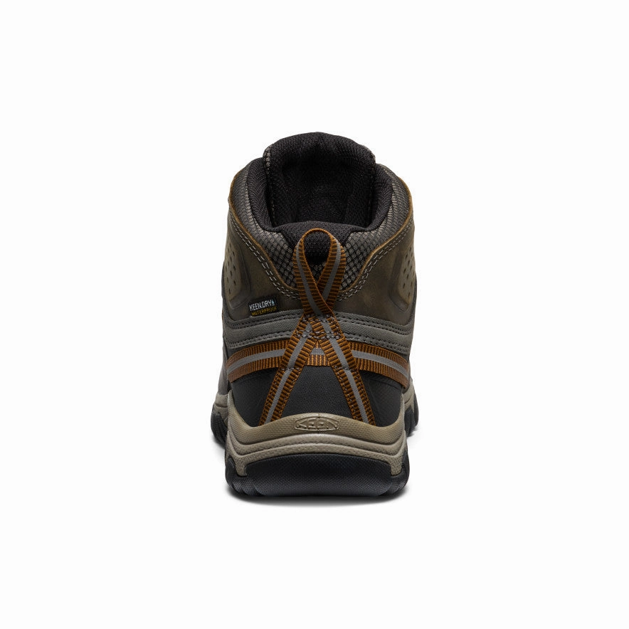 Men's Targhee III Waterproof Mid Wide  |  Black Olive/Golden Brown Casual PU