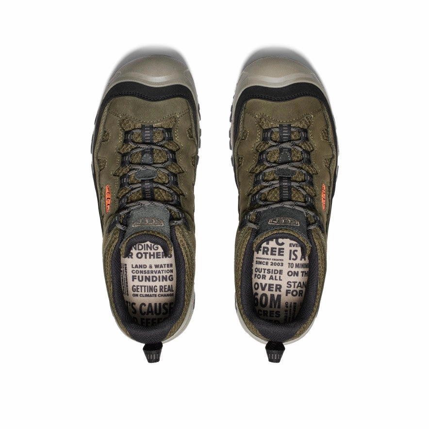 CasualStyle Urban Sport Men's Targhee IV Vented Hiking Shoe  |  Dark Olive/Gold Flame