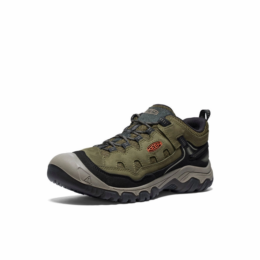 Men's Targhee IV Vented Hiking Shoe  |  Dark Olive/Gold Flame Clean Style