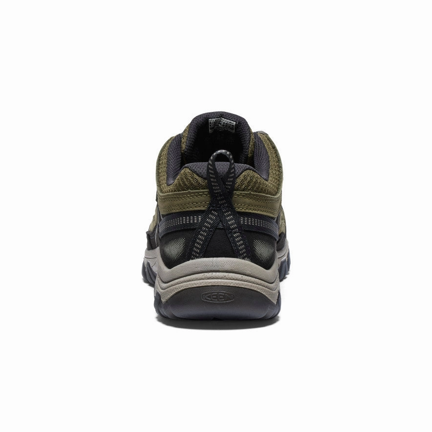 Men's Targhee IV Vented Hiking Shoe  |  Dark Olive/Gold Flame Padded Tongue