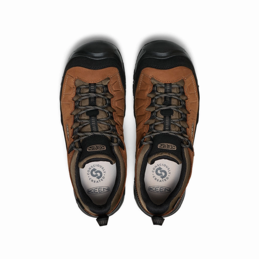 Multi Terrain Marathon Day Men's Targhee IV Waterproof Hiking Shoe  |  Bison/Black
