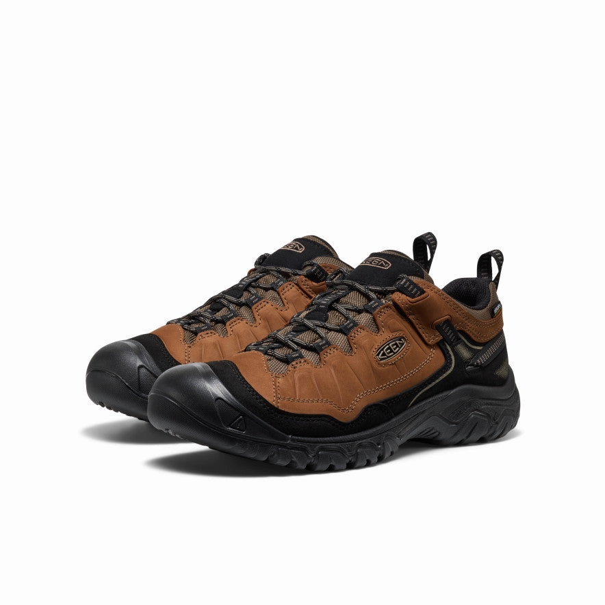 Men's Targhee IV Waterproof Hiking Shoe  |  Bison/Black Range Hike Comfort footbed