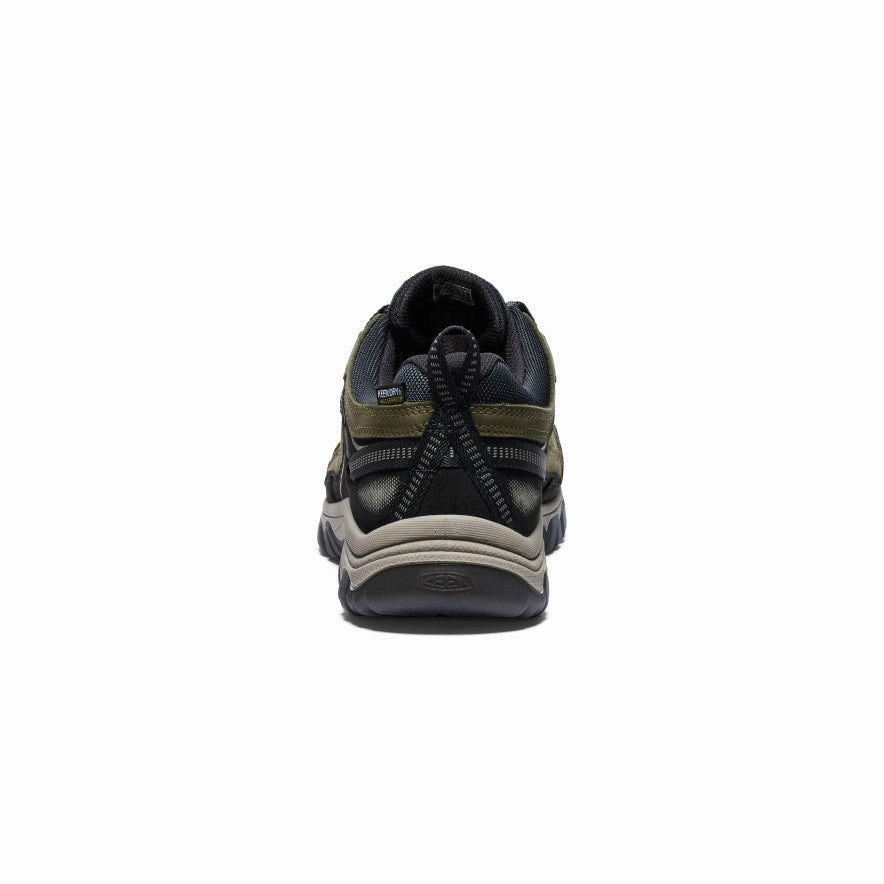 Men's Targhee IV Waterproof Hiking Shoe  |  Dark Olive/Gold Flame Flight Go Tunnel Trek