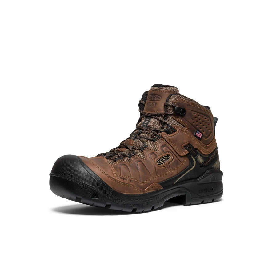 Insulated Urban Traveler Men's Targhee IV Waterproof Work Boot (Carbon Toe)  |  Dark Earth/Black