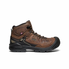 Men's Targhee IV Waterproof Work Boot (Carbon Toe)  |  Dark Earth/Black Rubberized Tread