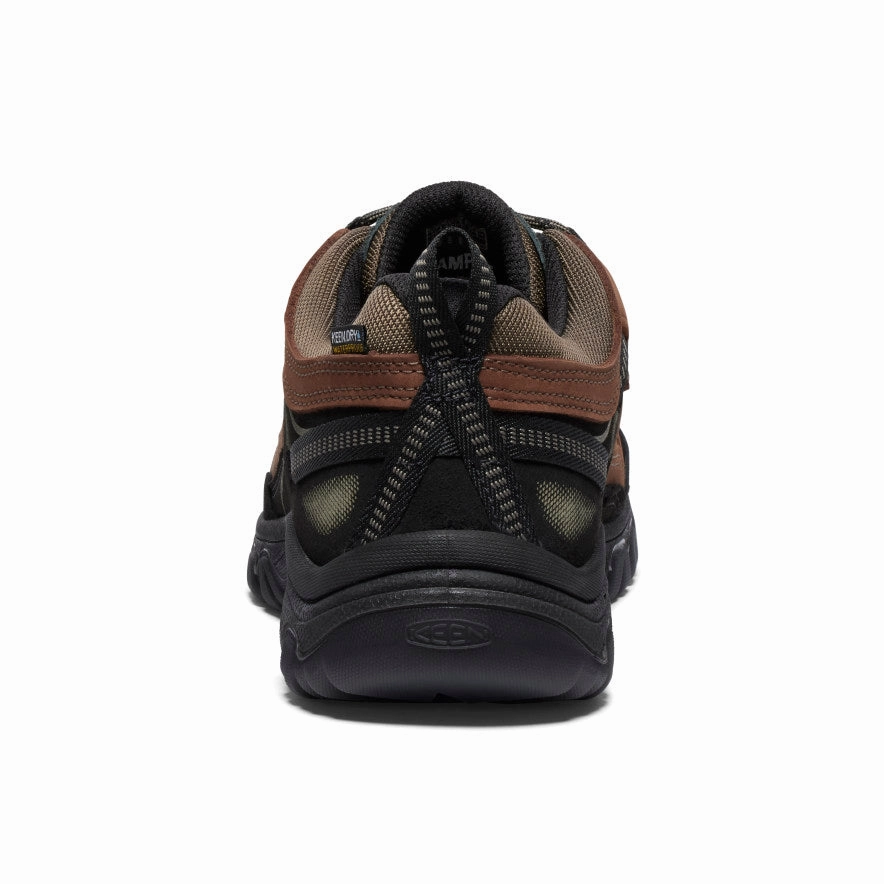 Men's Targhee IV Wide Waterproof Hiking Shoe  |  Bison/Black Modern Street Trail Ease