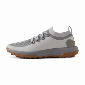 Men's Trail Runner - Medium Grey (Rugged Khaki Sole) slip-resistant