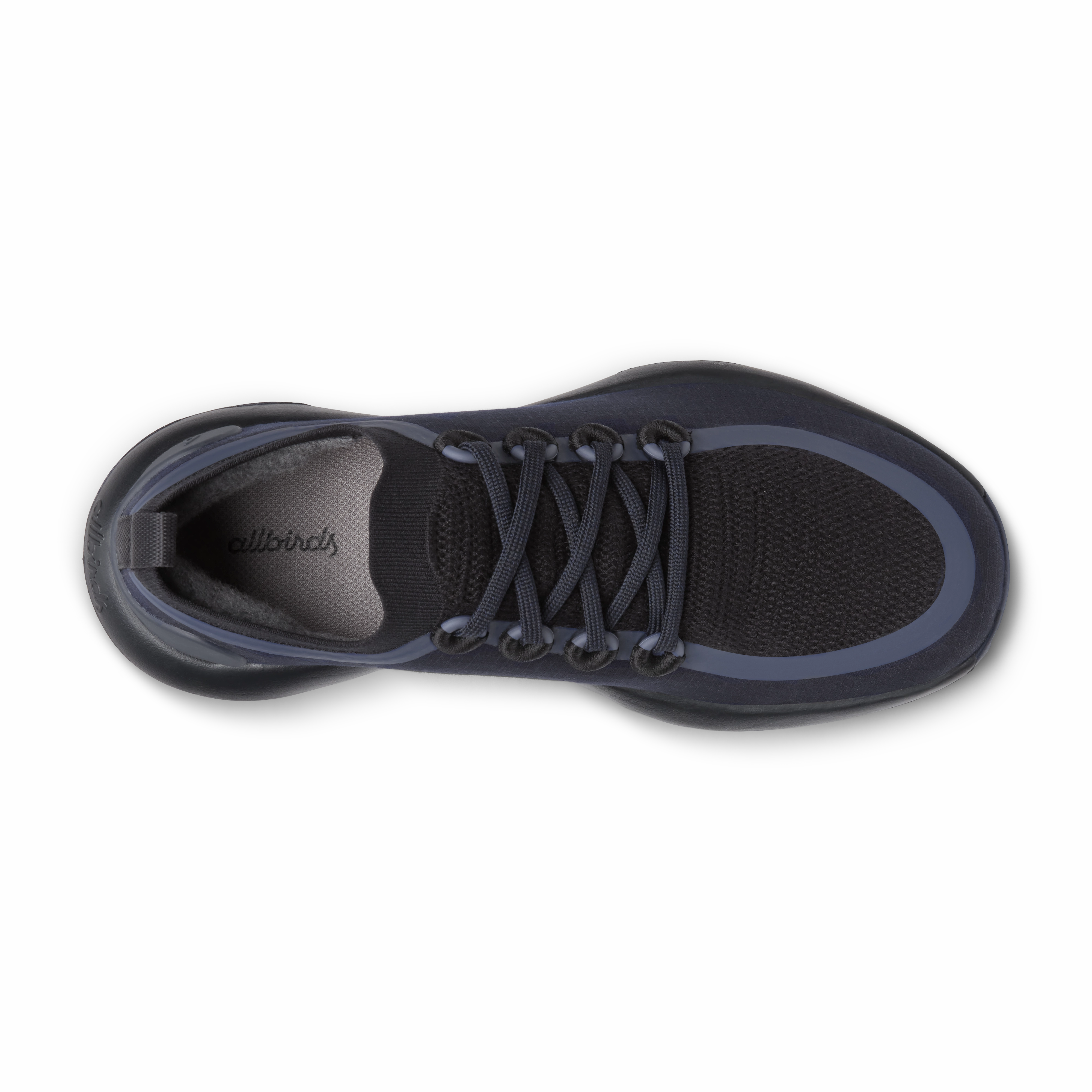 Men's Trail Runner - True Navy/Hazy Indigo (Natural Black Sole) MeshUpper Zip Up Closure