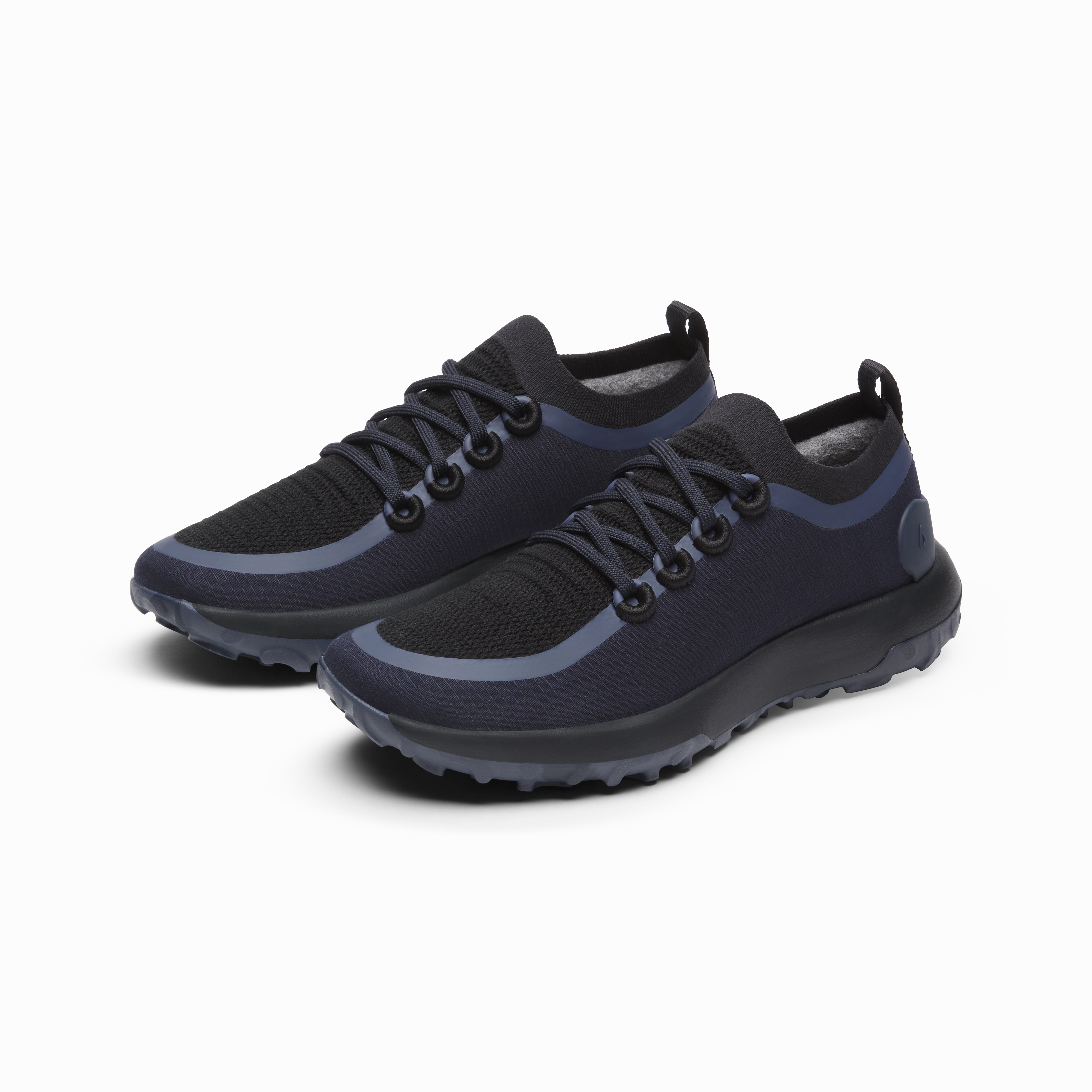 Men's Trail Runner - True Navy/Hazy Indigo (Natural Black Sole) Zero Drop Platforms