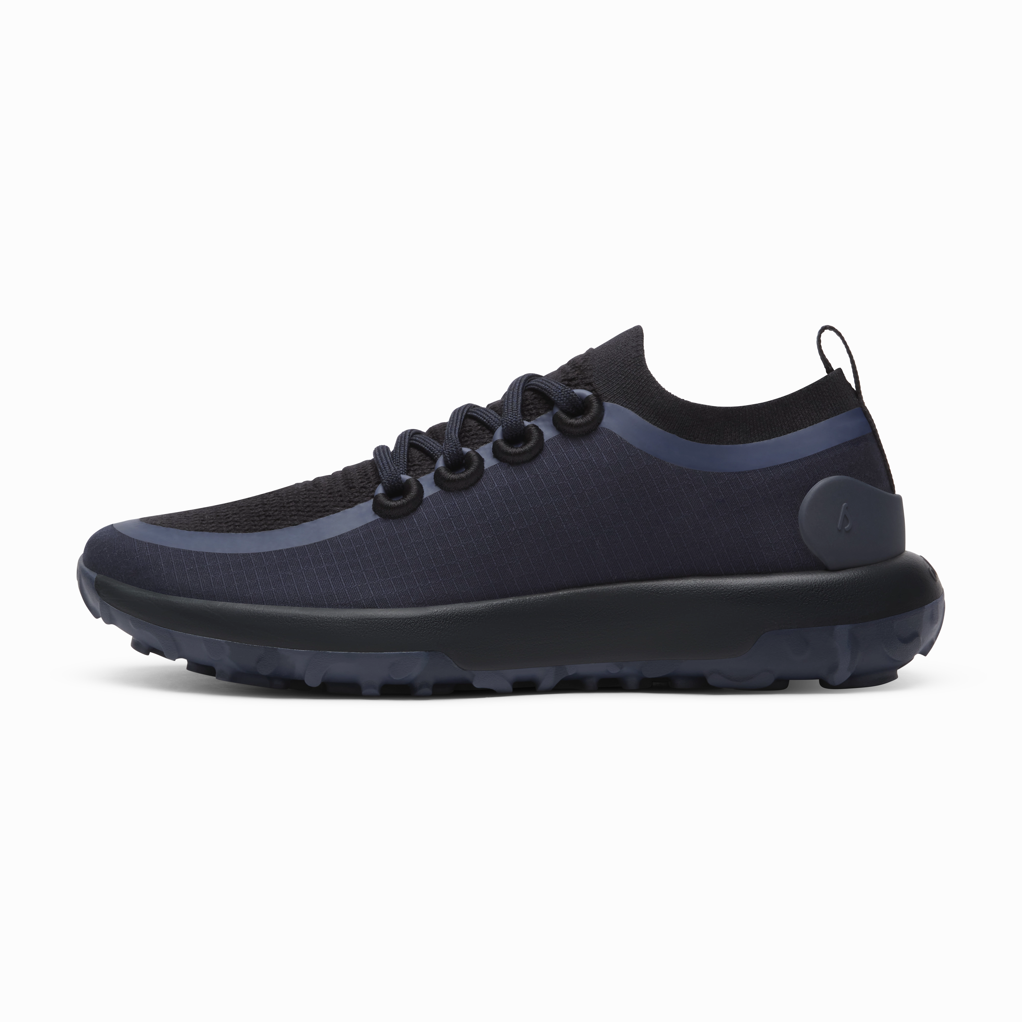 Trend-setting sole Men's Trail Runner - True Navy/Hazy Indigo (Natural Black Sole)