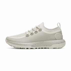 Men's Trail Runner - Weathered White (Weathered Grey Sole) MeshUpper Elastic