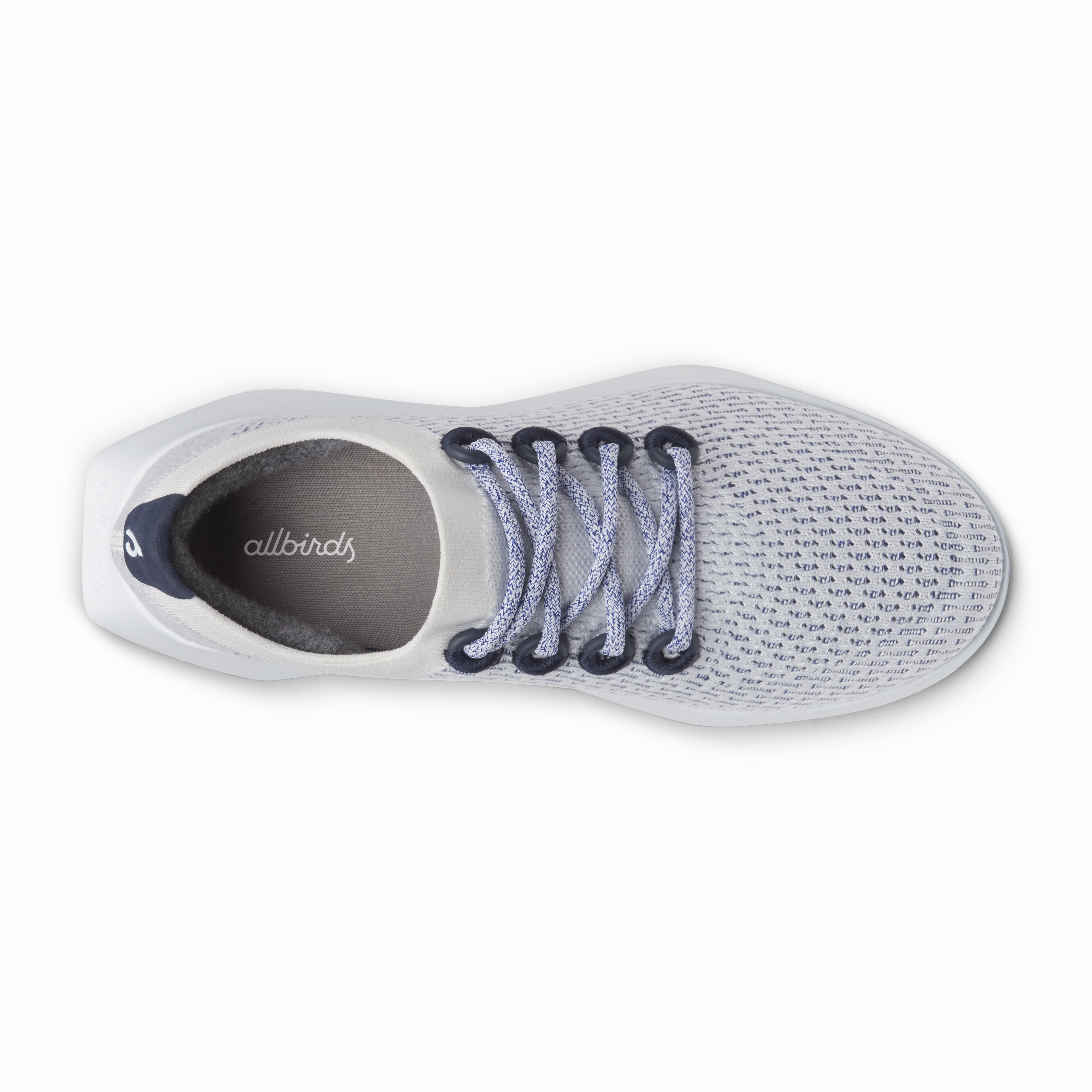Men's Tree Dasher 2 - Blizzard/Hazy Cobalt (Clarity Blue Sole) Shock-absorbent arch